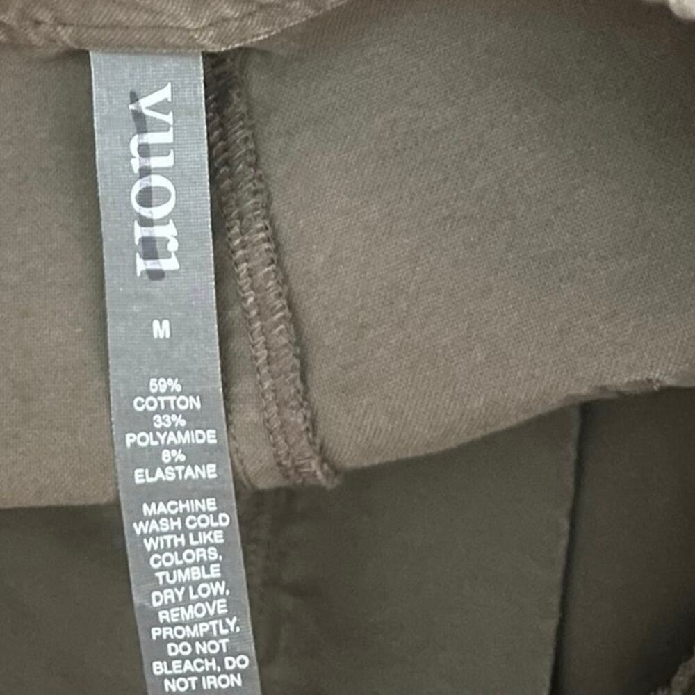 Vuori Women’s Getaway Cargo Wide Leg Pant Stretch Medium Olive Green Army Active - Picture 8 of 8
